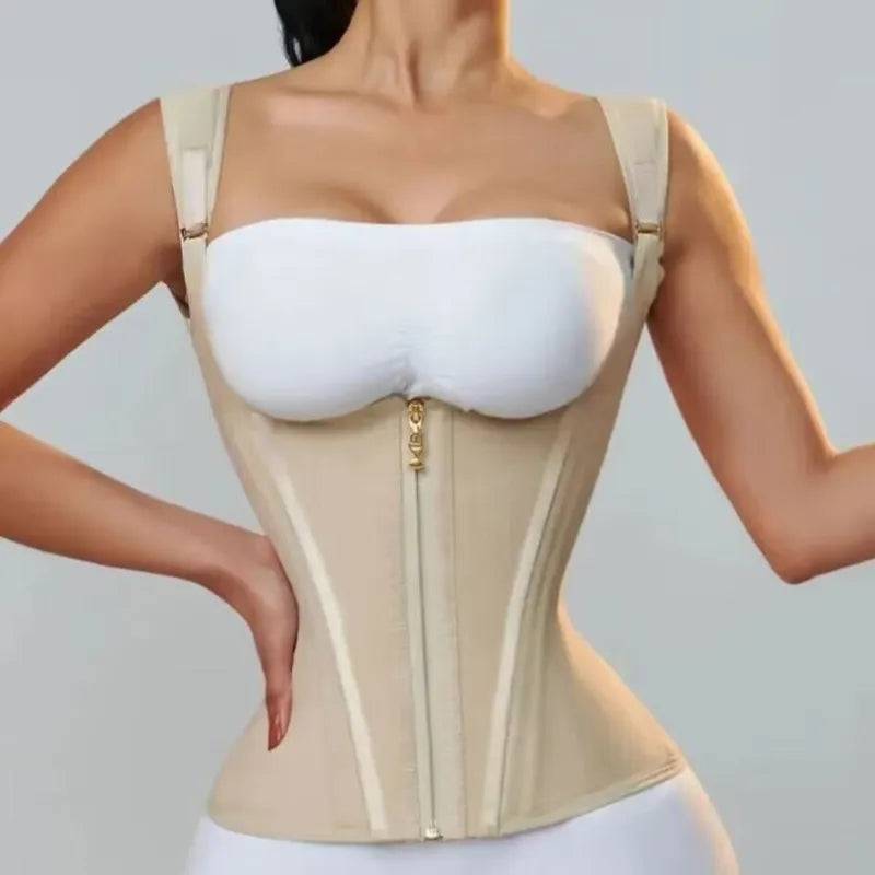 High Elastic Mesh Waist Cincher Corset